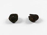 Two Oranges, Zoe Leonard (American, born New York, 1961), Fruit, thread, buttons, zippers, needles, wax, sinew, string, wax